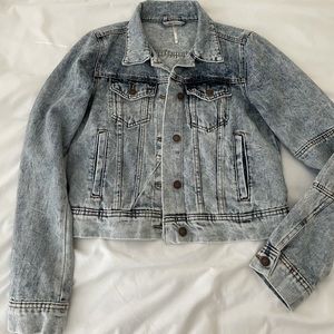 Free People denim jacket NWOT